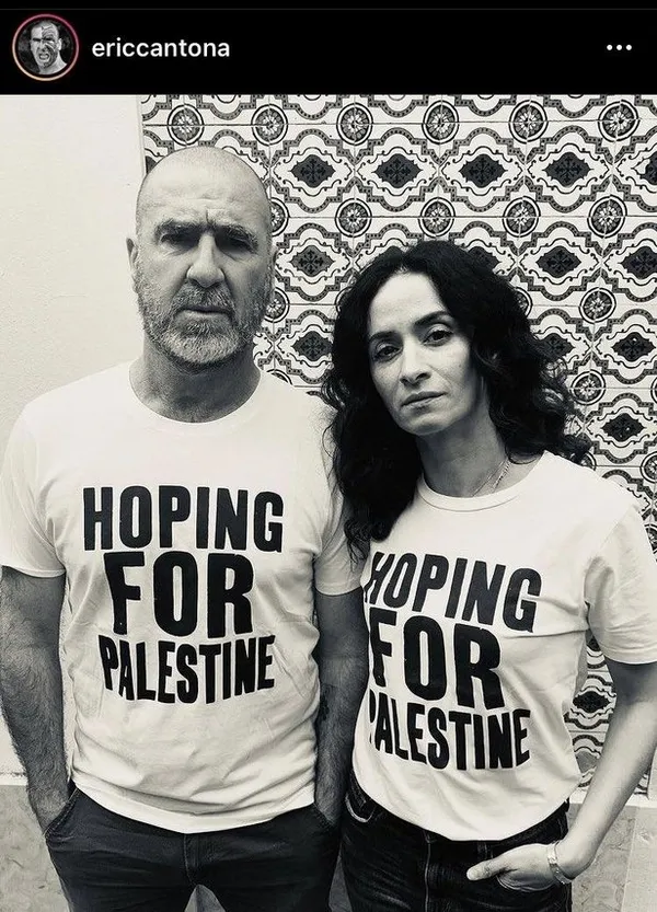 Eric Cantona’dan Filistin için yapılan kampanyaya destek