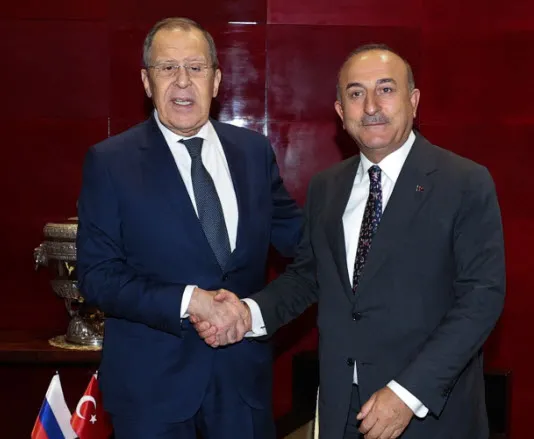Dışişleri Bakanı Mevlüt Çavuşoğlu Rusya Dışişleri Bakanı Sergey Lavrov ile görüştü - 1