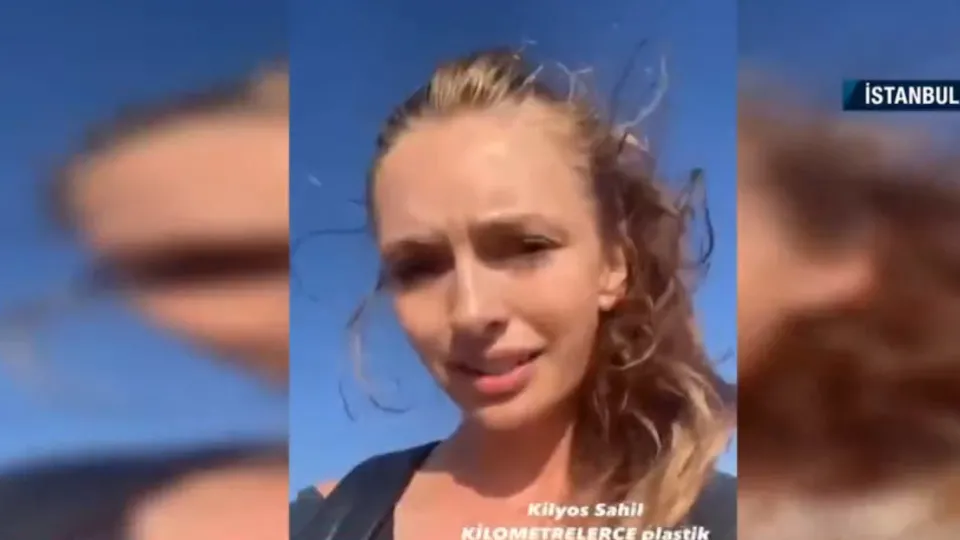 Ünlü oyuncu Yasemin Allen'dan Kilyos’taki kirliliğe tepki! İBB’ye “temizliği kim üstlenecek" çağrısı
