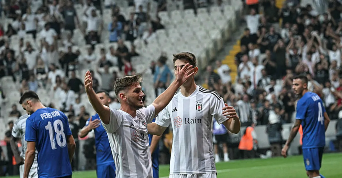 Avrupa'da tur gecesi! Tirana 0-2 Beşiktaş