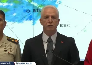 İstanbul Valisi Davut Gül, İstanbul'da okulların 16 Ekim Cuma günü de tatil edildiğini açıkladı