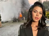 Riva'daki evi küle dönmüştü! Aslıhan Karalar yangının çıkış sebebini açıkladı