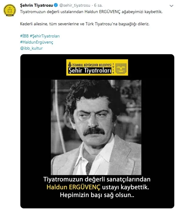 Ünlü sanatçı Haldun Ergüvenç hayatını kaybetti! Haldun Ergüvenç kimdir? - 1