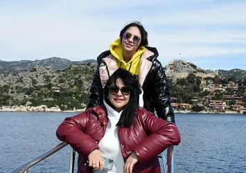 Rus turistler Kekova'ya hayran kaldı