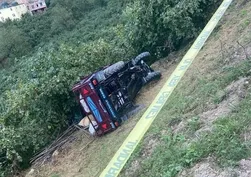 Ordu'da tarım aracı devrildi: 1 ölü
