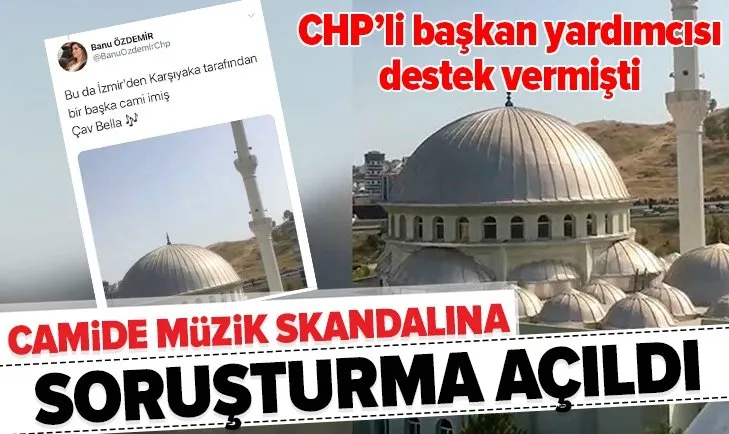 CHP'li ismin destek verdiği ''camide müzik'' skandalına soruşturma açıldı