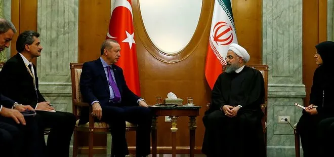 Cumhurbaşkanı Erdoğan Soçi’de Ruhani ile görüştü
