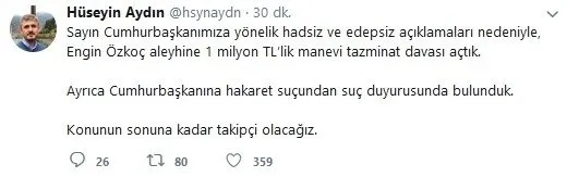 Son dakika: CHP’li Engin Özkoç’un milletvekilliği düşecek mi? Başkan Erdoğan’a alçak ifadeler kullanmıştı!