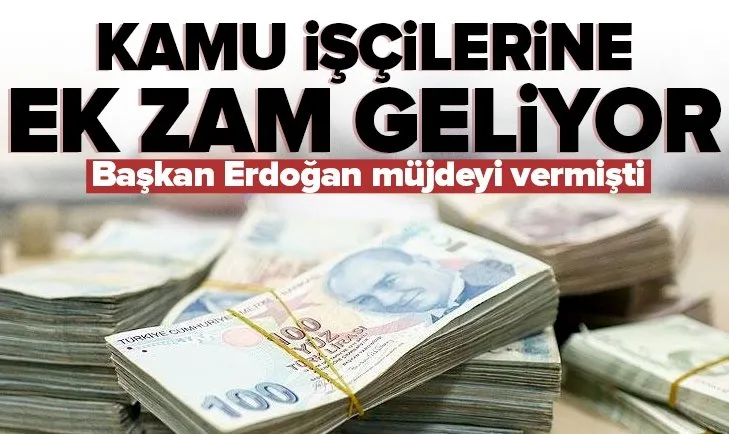 Son dakika: Başkan Erdoğan kamu işçileri için müjdeyi vermişti! Ek zam için protokol imzalandı