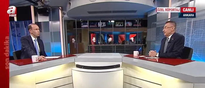 Cumhurbaşkanı Yardımcısı Fuat Oktay’dan A Haber canlı yayınında önemli açıklamalar: Mutlaka sandığa gitmeliyiz