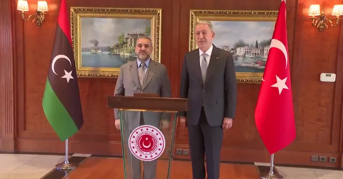 Bakan Hulusi Akar, Halid Ammar el-Mişri ile görüştü! "500 yıllık tarihi dostluk, özgürlük ve savunma" vurgusu