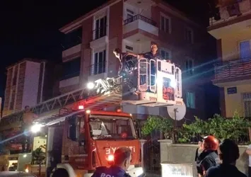 Çorum'da gece vakti yangın paniği!