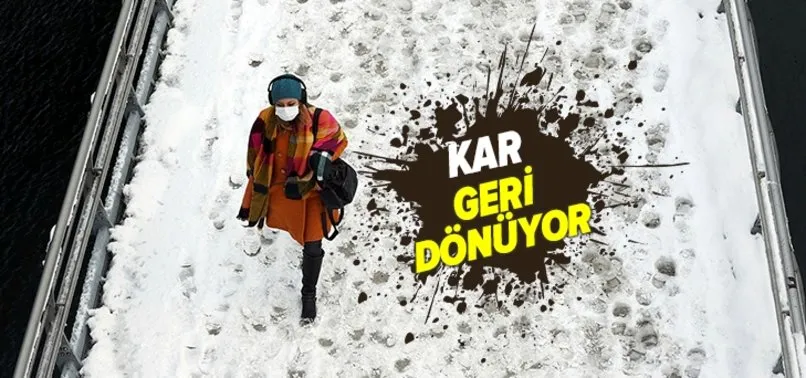 Kar yağışı geri dönüyor! İstanbul'a kar yağacak mı? Meteoroloji kar yağacak 3 ili açıkladı