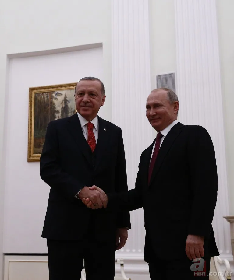 Erdoğan-Putin görüşmesinden ilk fotoğraflar 2