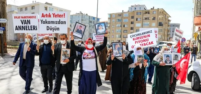 Hakkari’de acılı annelerden HDP ve PKK’ya tepki