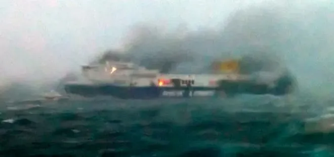 Son dakika: Akdeniz’de can pazarı! Yanan İtalyan bandıralı feribottan 24 Türk vatandaşı tahliye edildi