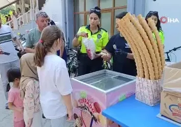 Önce eğitim sonra dondurma ikramı