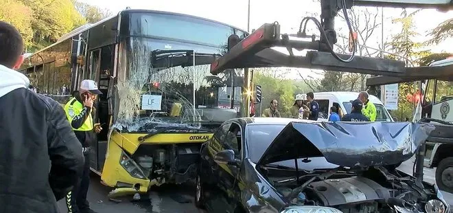 Son dakika: İETT otobüsü 16 araca çarptı! Şoför el frenini çekmeyi unuttu