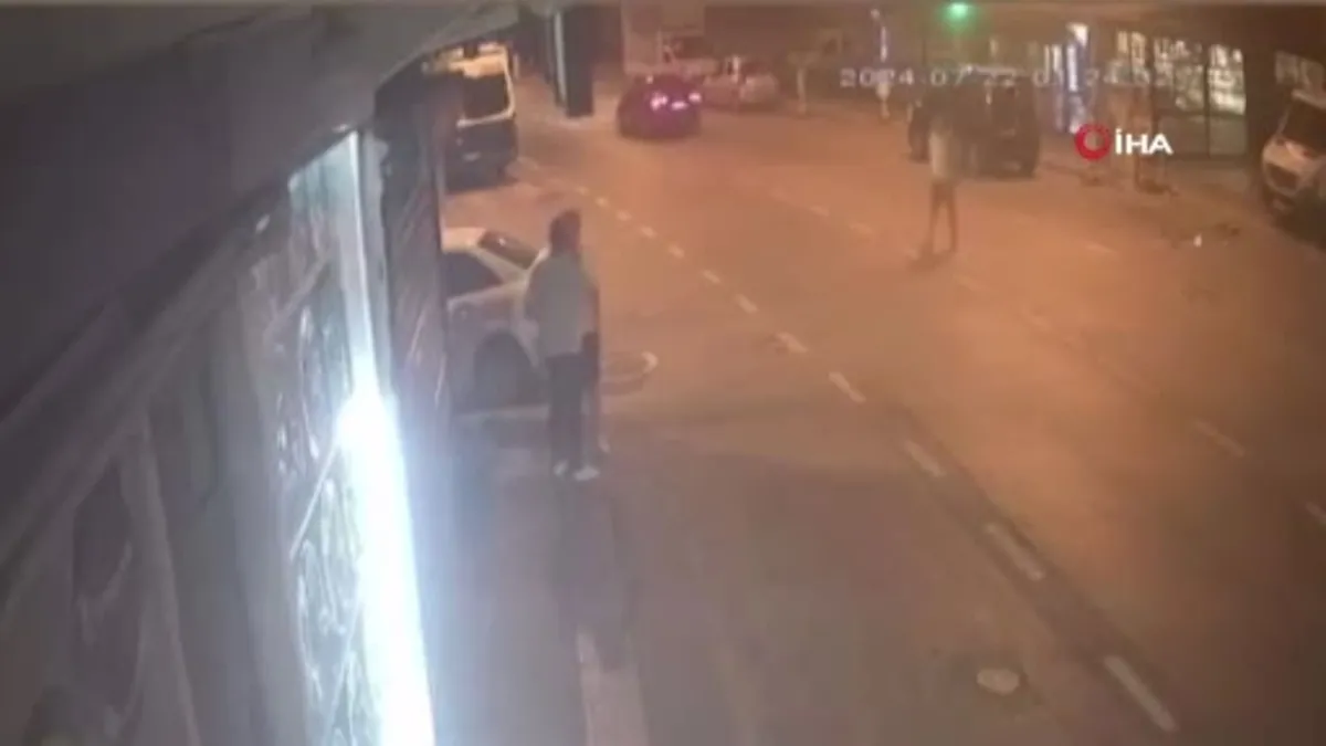 Mesajla tacize kurşunla karşılık kamerada