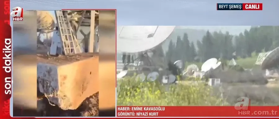 Hizbullah İsrail'de radar üssünü vurdu! Özel görüntüler sadece A Haber'de 6