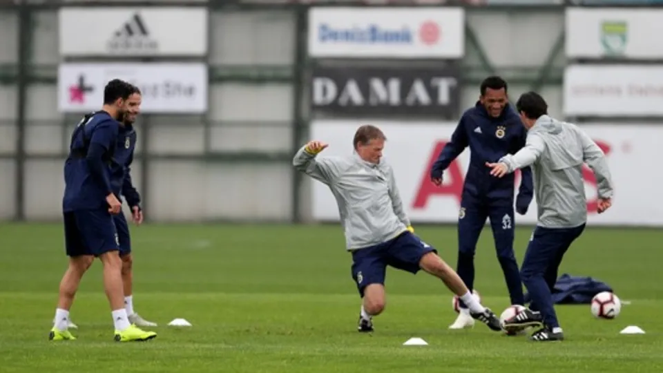Fenerbahçe antrenmanında dikkat çeken görüntü