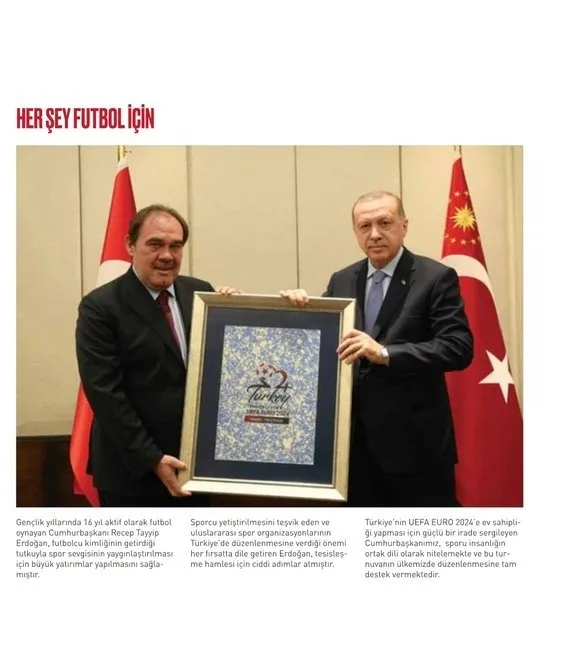 UEFA EURO 2024 Adaylık Broşürü