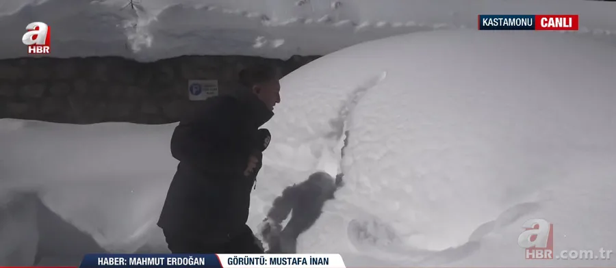 Görüntüler Sibirya’dan değil Türkiye’den! A Haber canlı yayınında şoke eden anlar 8