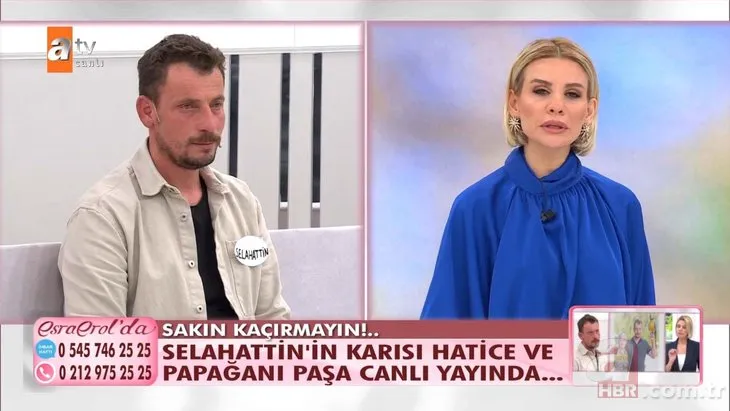 Esra Erol’a başvurdu karısını değil papağanını istedi! Eşinin sözleri çileden çıkardı: Artık babacık bile demiyor