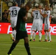 Akhisar Belediyespor - Beşiktaş maçından kareler