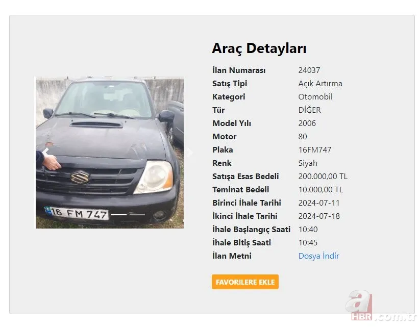 Ucuza satılık 2. el ilanlarını gören akın ediyor: SGK'dan satılık Fiat sadece 500 bin TL! 3