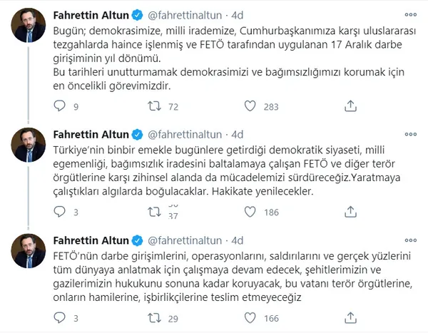 Son dakika | İletişim Başkanı Fahrettin Altun: Bu vatanı terör örgütlerine teslim etmeyeceğiz - 1