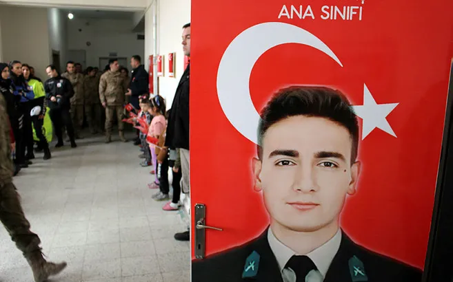 Vasiyetiyle Türkiye’yi duygulandıran şehit Yusuf Ataş’ın ismi anasınıfında yaşayacak