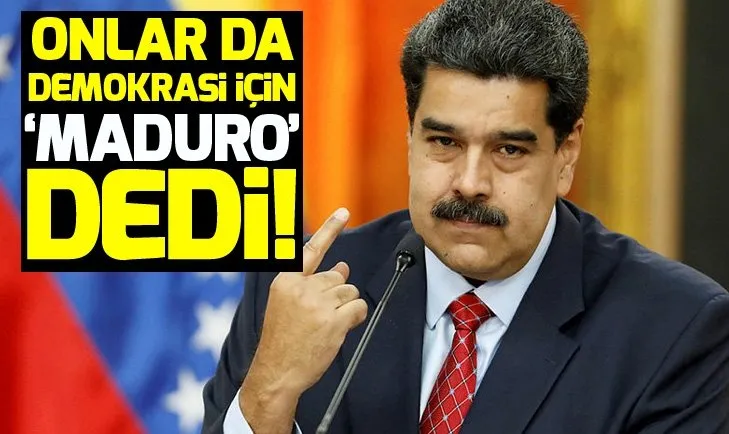 Maduro için New Yorkta destek gösterisi!