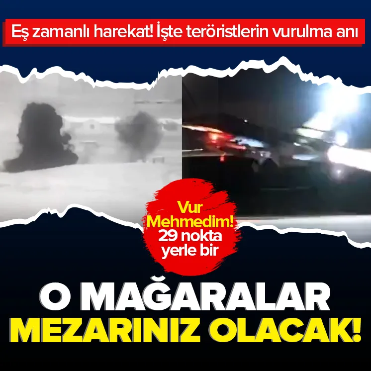 Irak ve Suriye’de 29 hedef vuruldu!
