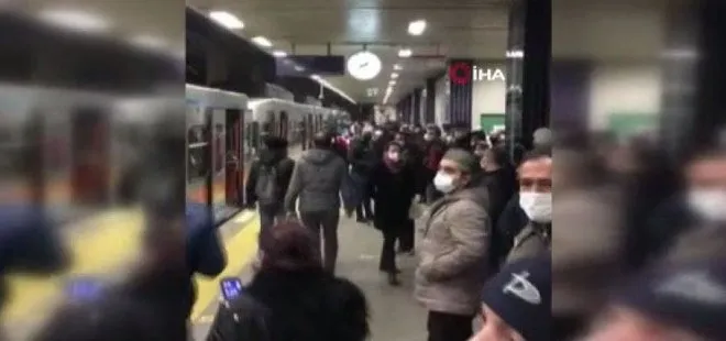 Son dakika: Bakırköy Metro İstasyonu’nda yangın paniği