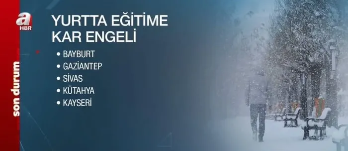 Yüz yüze eğitme kar engeli! Peki İstanbul, Ankara ve İzmir'de 19 Ocak 2022 Çarşamba günü okullar tatil mi? - 20