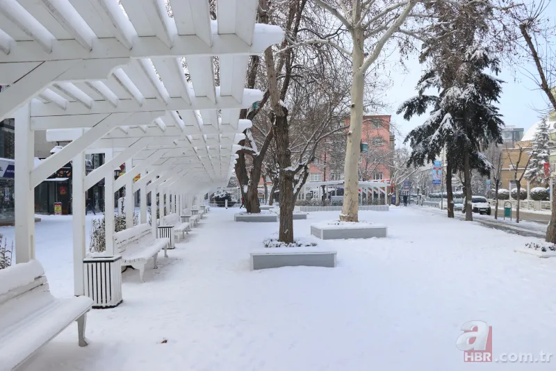 Türkiye kar altında! Onlarca şehirden enfes kar manzaraları 20