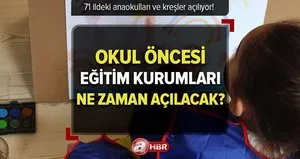 Anaokulları açılıyor mu 2023?