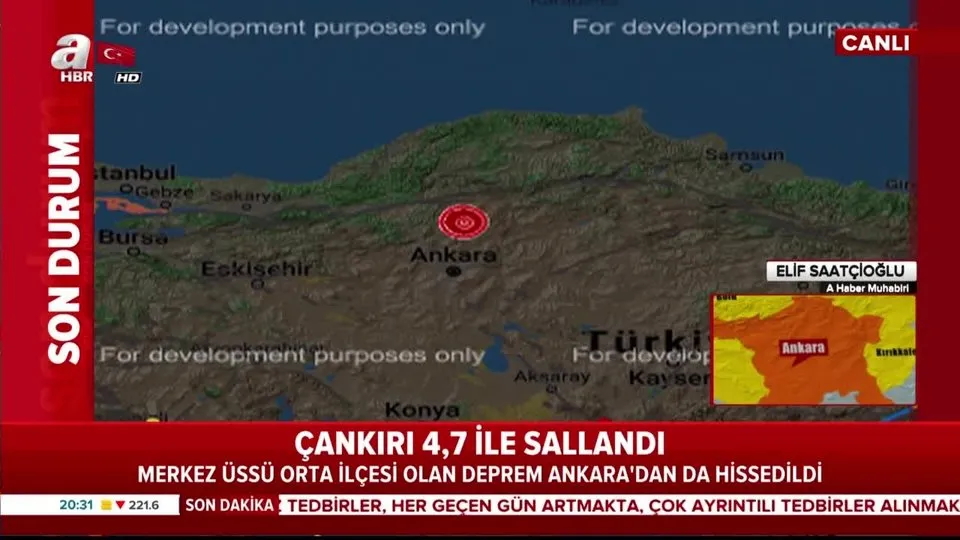 Son Dakika Cankiri Da Korkutan Deprem Son Depremler Cankiri Depremleri Ankara Da Deprem