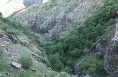 Dev kanyon ve şelale havadan görüntülendi