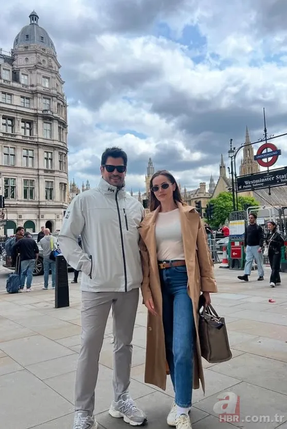 Yeni imajı dikkat çekti! Burak Özçivit'ten Londra'da aile pozları 3