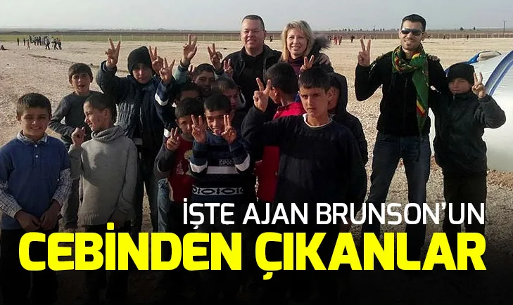 İşte ajan Andrew Brunsonun cebinden çıkanlar