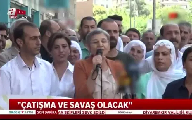 HDP’li vekil Leyla Güven’den küstah sözler! ‘’Çatışma ve savaş olacak’’