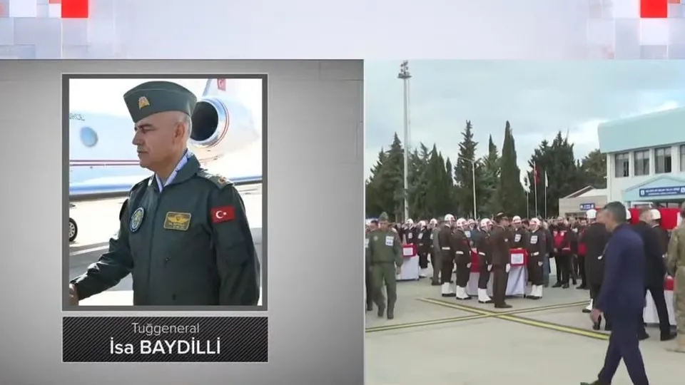 Helikopter kazası şehitlerine veda
