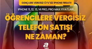 Öğrencilere vergisiz telefon fırsatı! İşte detaylar...