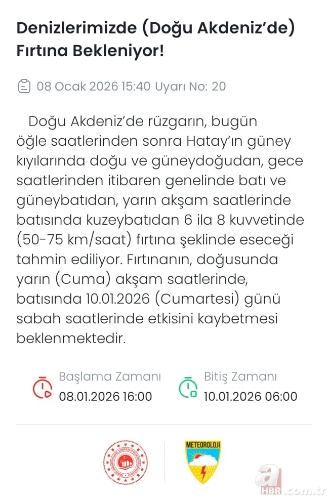 Meteoroloji uyardı: 63 il için sarı alarm! Fırtına, don, lodos... Cuma pik yapacak 2