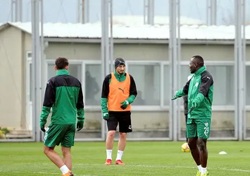 Bursaspor antrenmanında gerginlik