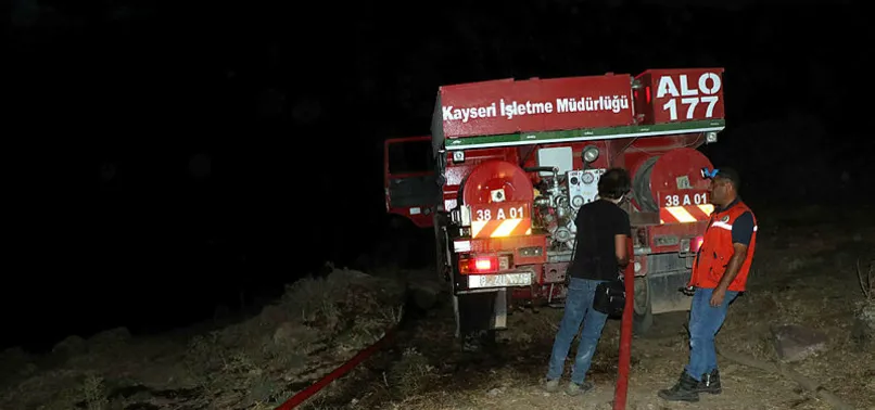 Kayseri'de çıkan orman yangını kontrol altına alındı