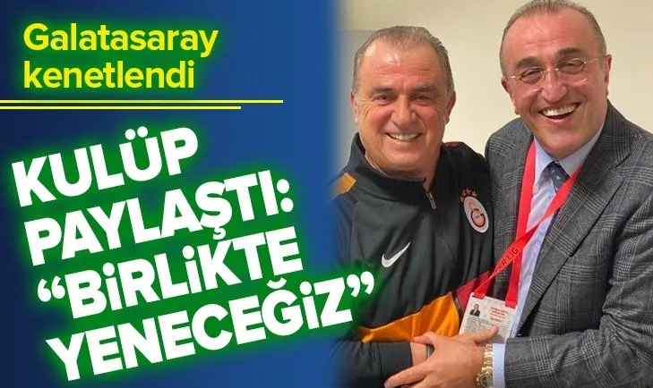 Galatasaray'dan flaş Fatih Terim ve Abdurrahim Albayrak paylaşımı