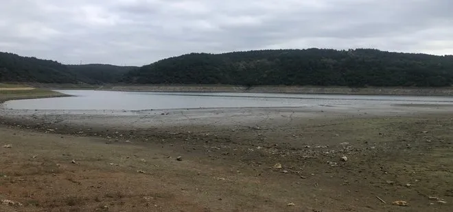Alibeyköy Barajı gün geçtikçe kurumaya yüz tuttu! Son görüntüler korkuttu